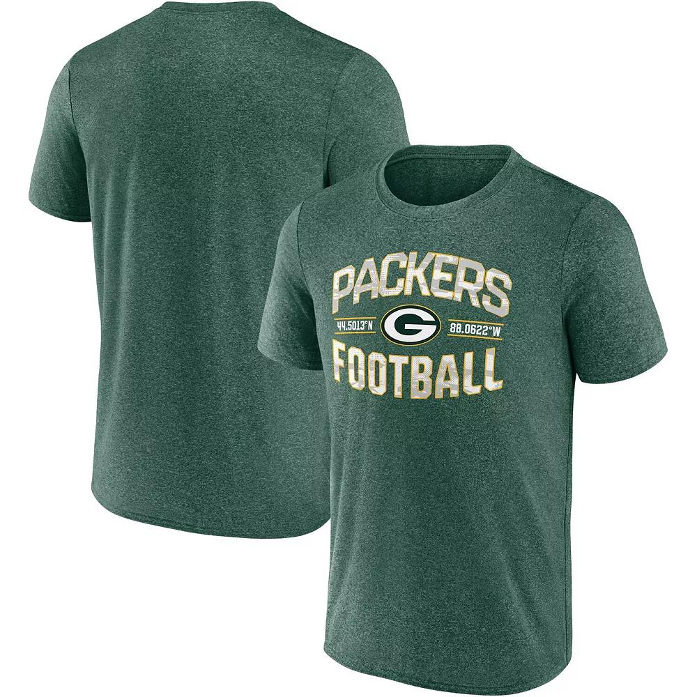 Men's Fanatics Branded Heathered Green Green Bay Packers Want To Play T-Shirt, Size: 2XL Product Image
