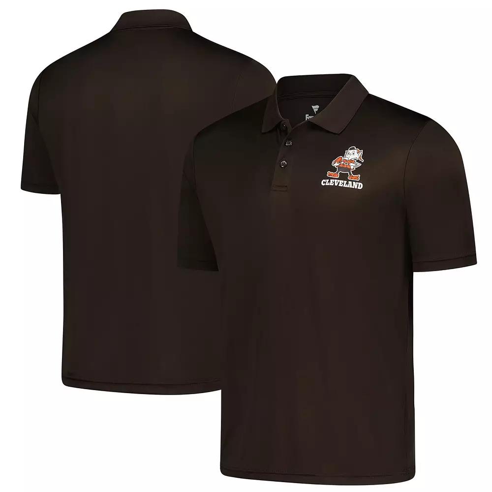 Men's Fanatics  Brown Cleveland Browns Vintage Polo, Size: Large Product Image
