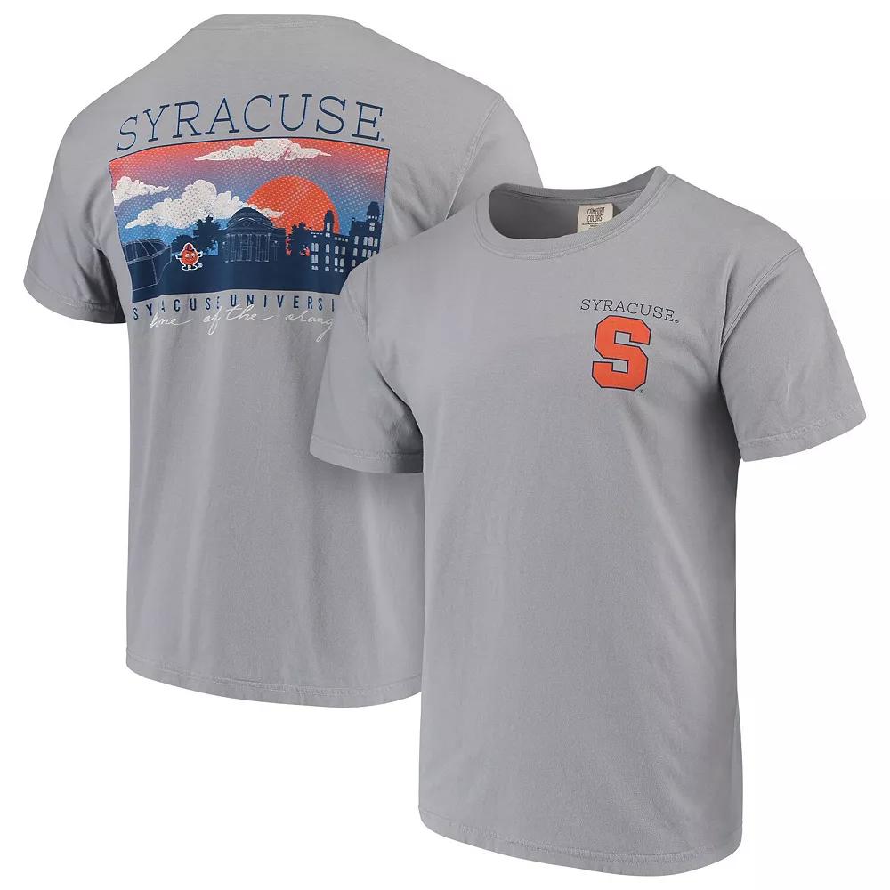 Men's Gray Syracuse Orange Comfort Colors Campus Scenery T-Shirt, Size: 2XL, Grey Product Image