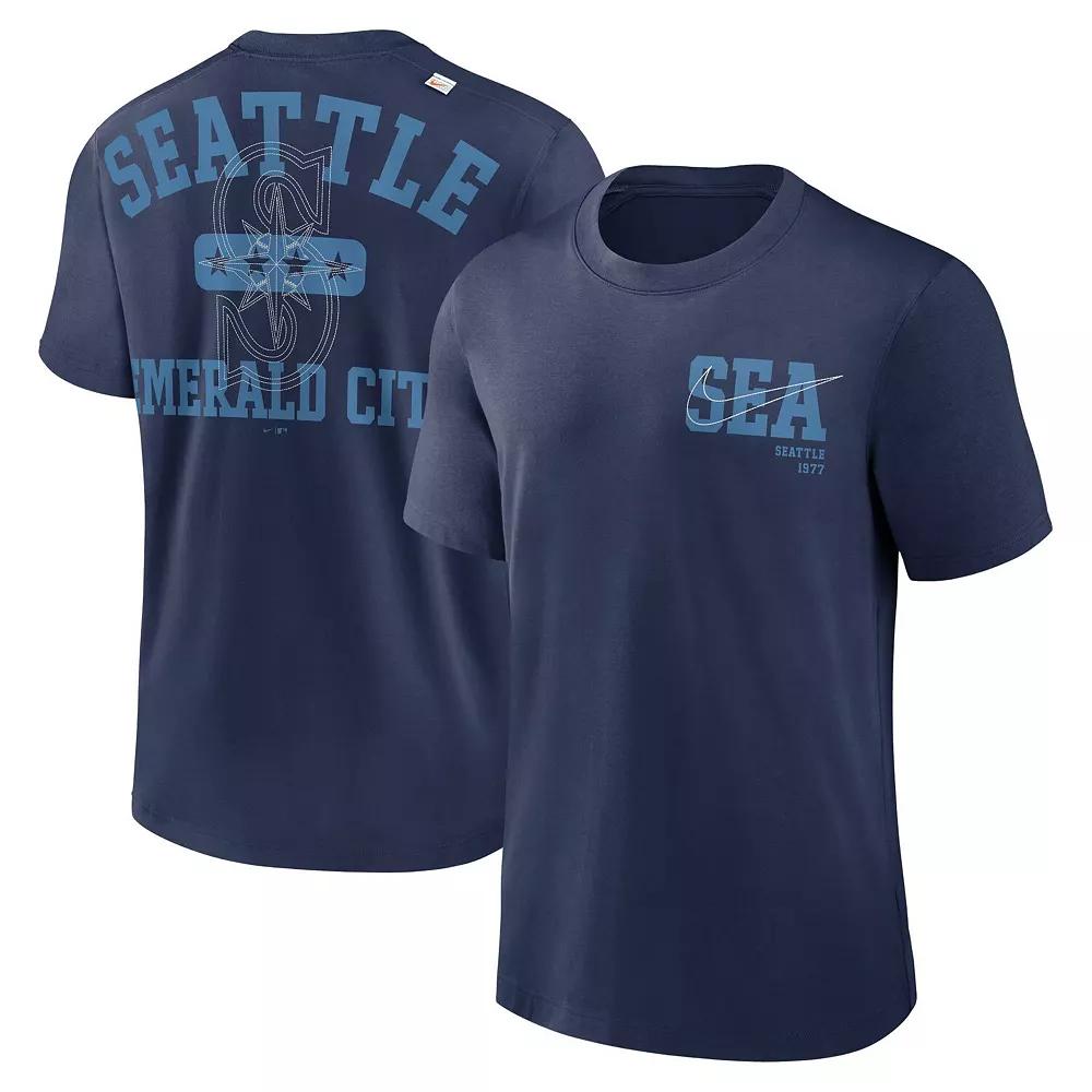Men's Nike Navy Seattle Mariners Statement Game Over T-Shirt,  Product Image