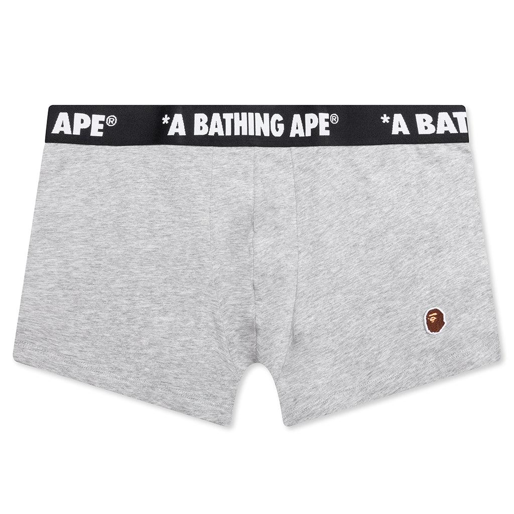 One Point Trunks - Gray Male Product Image