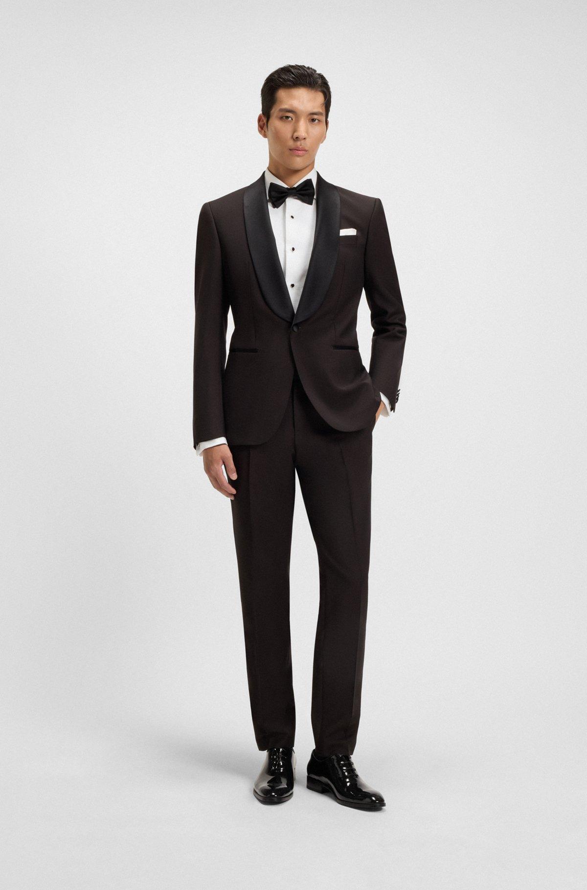 Slim-fit shirt in Italian-made cotton poplin Product Image