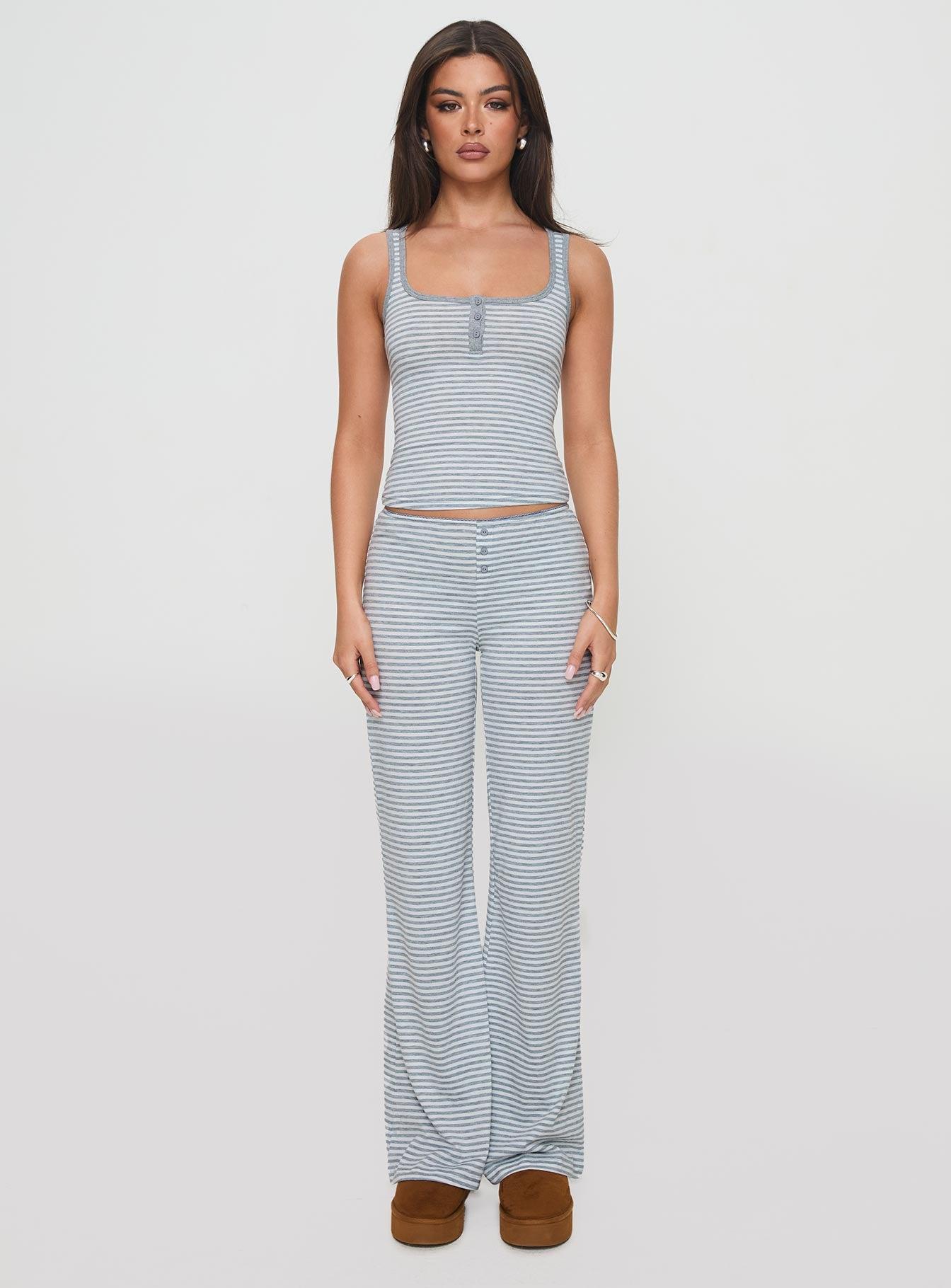 Waffles Stripe Sleep Set Multi Product Image