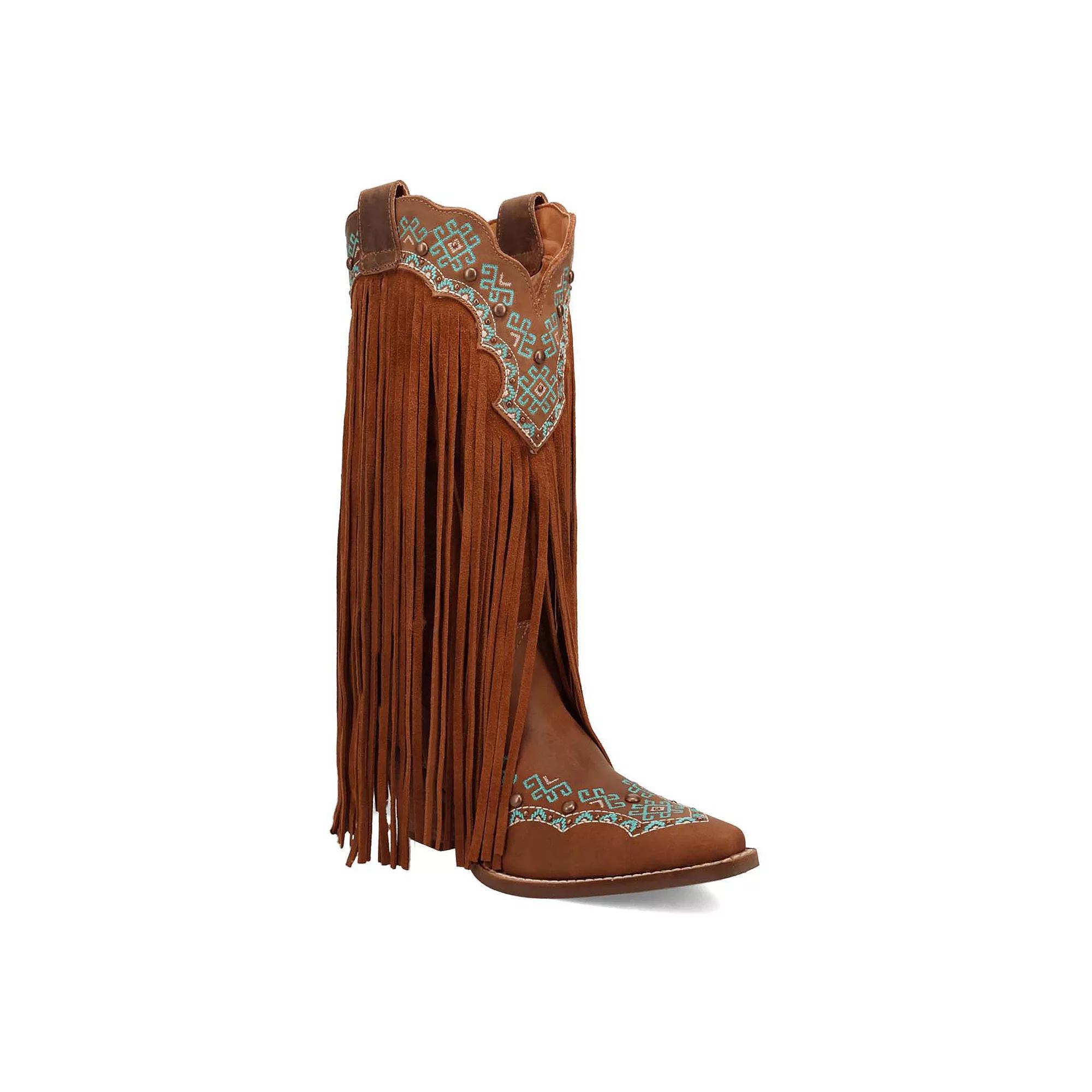 Dingo Tequila Sunrise Women's Suede Boots,  Product Image