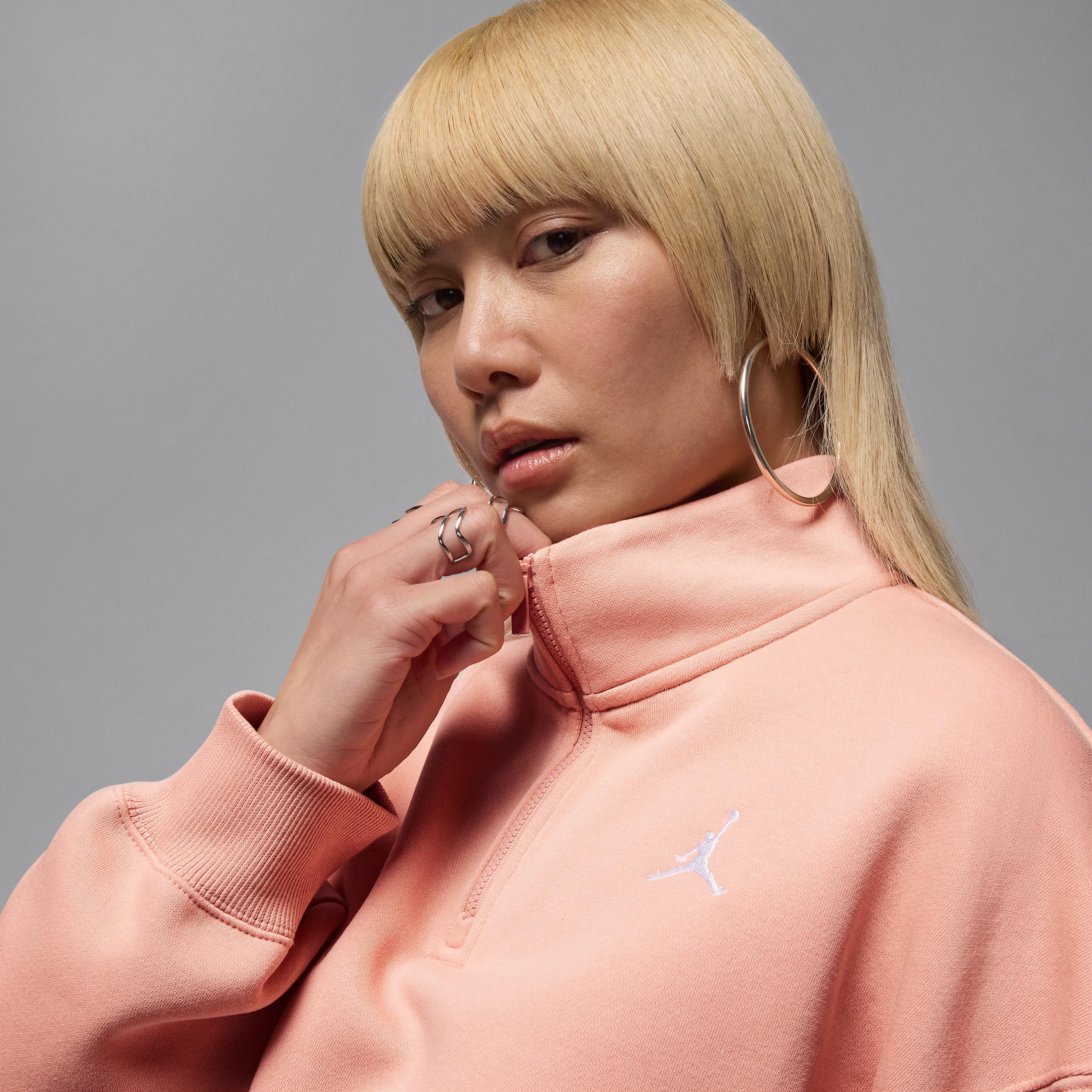 Women's Jordan Brooklyn Fleece 1/4-Zip Top Product Image