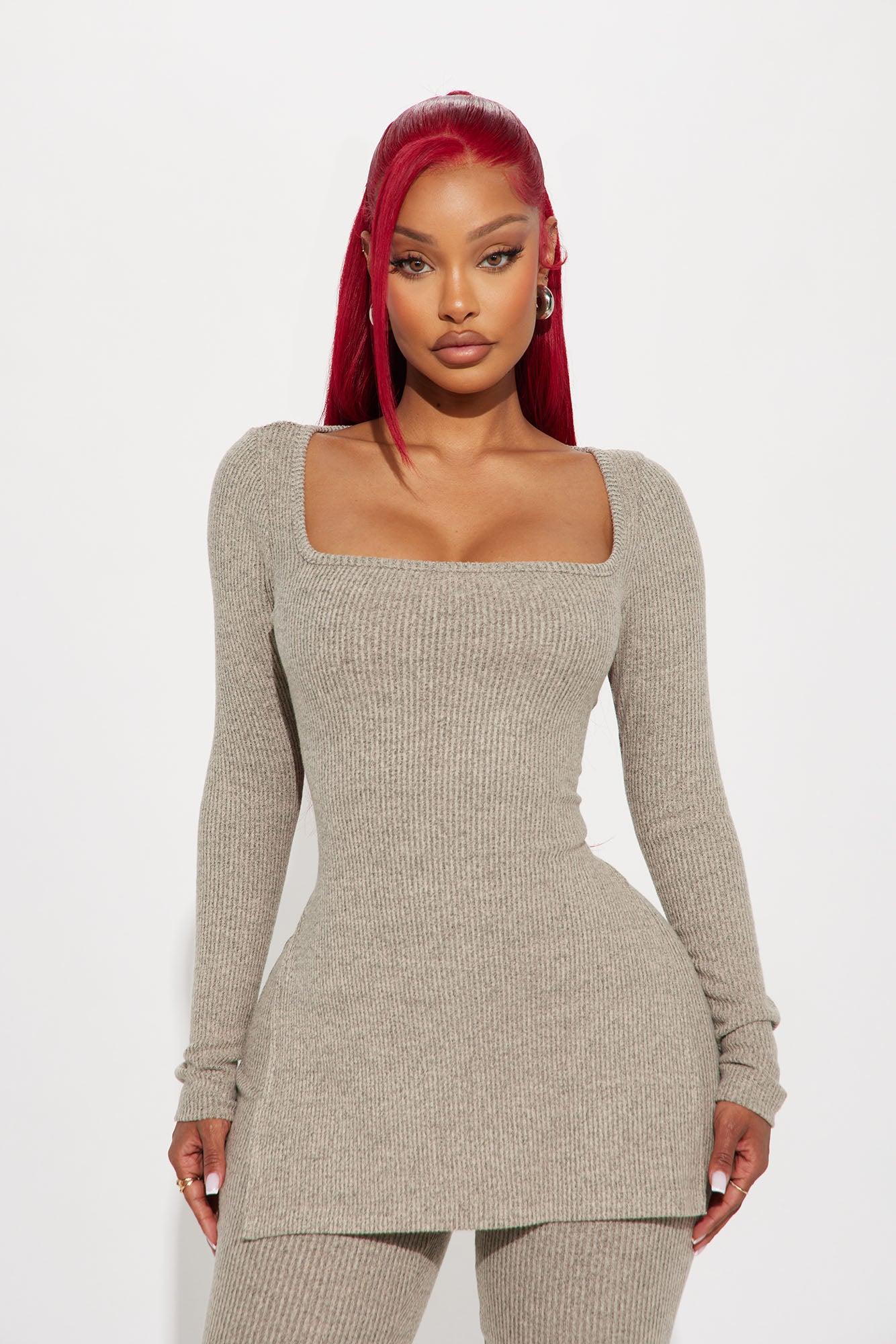 Chloe Cozy Pant Set - Oatmeal Female Product Image