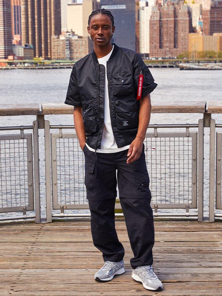 L-2B SHORT SLEEVE BOMBER JACKET Product Image