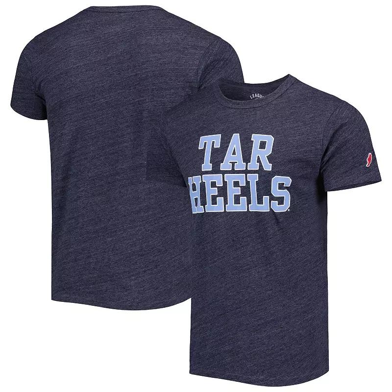 Men's League Collegiate Wear Heather Navy North Carolina Tar Heels Local Victory Falls Tri-Blend T-Shirt, Size: Large, Blue Product Image