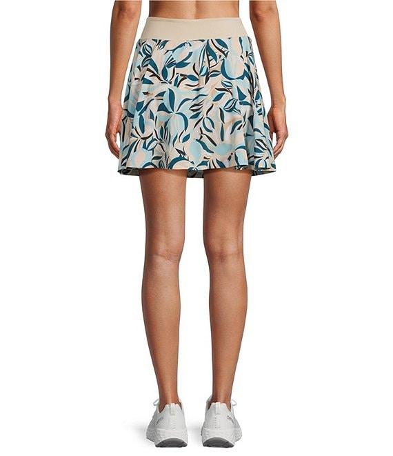 Kinesis Tropical Flower Print Pull-On Flowy Skirt Product Image