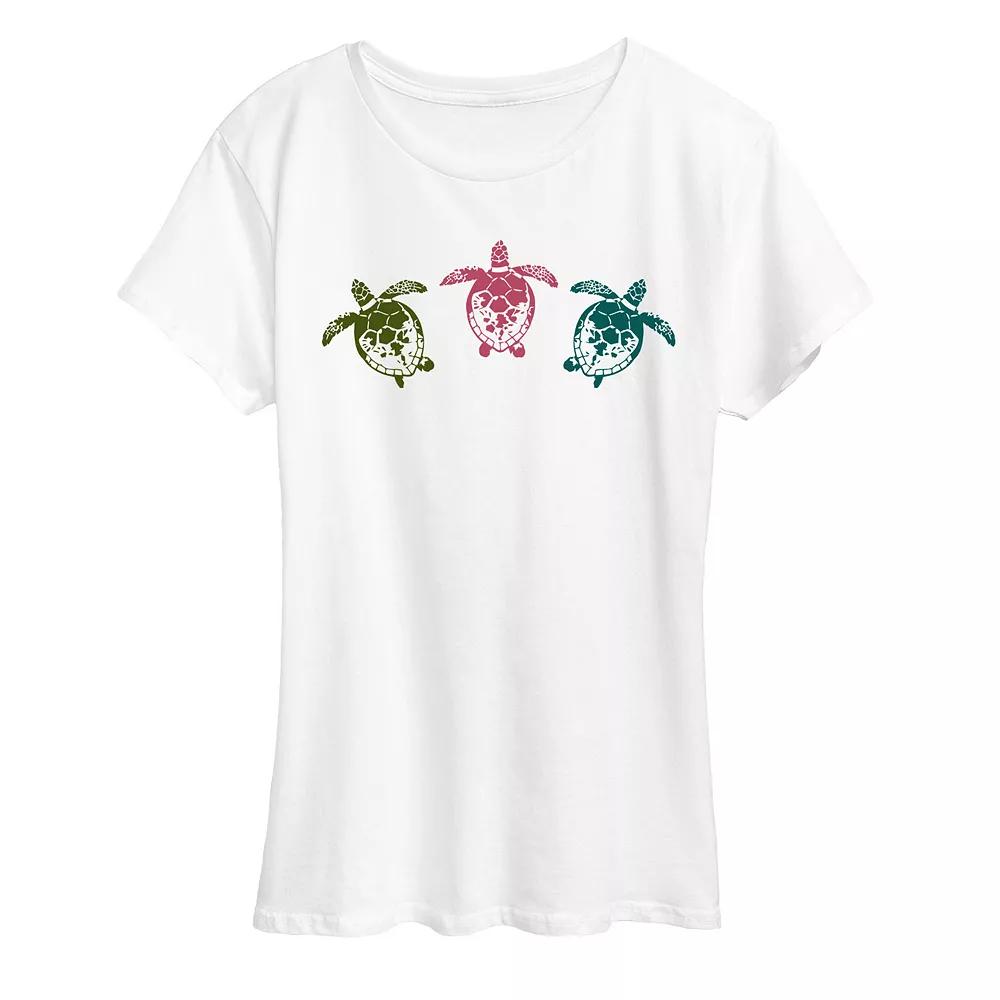 Women's Sea Turtles Graphic Tee,  Product Image