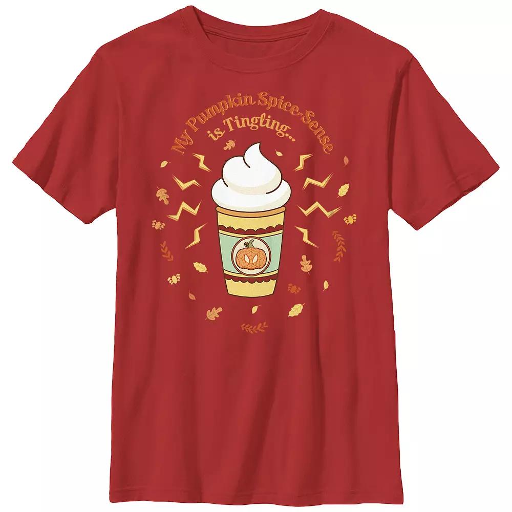 Boys 8-20 Marvel Spider-Man My Pumpkin Spice Sense Is Tingling Graphic Tee, Boy's,  Product Image