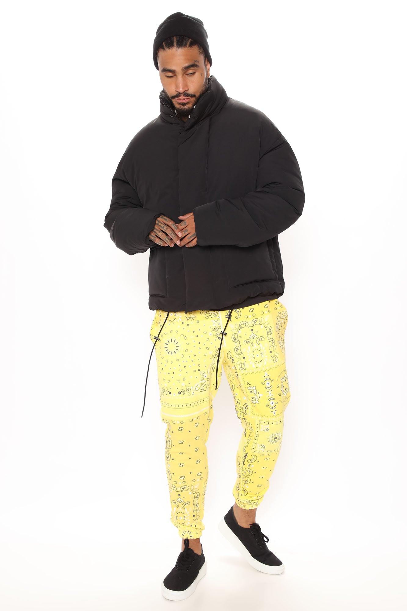 Titan Cargo Pocket Puffer Jacket - Black Product Image