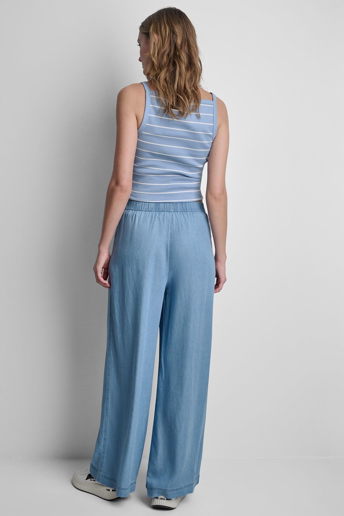WIDE LEG TENCEL PANT Product Image
