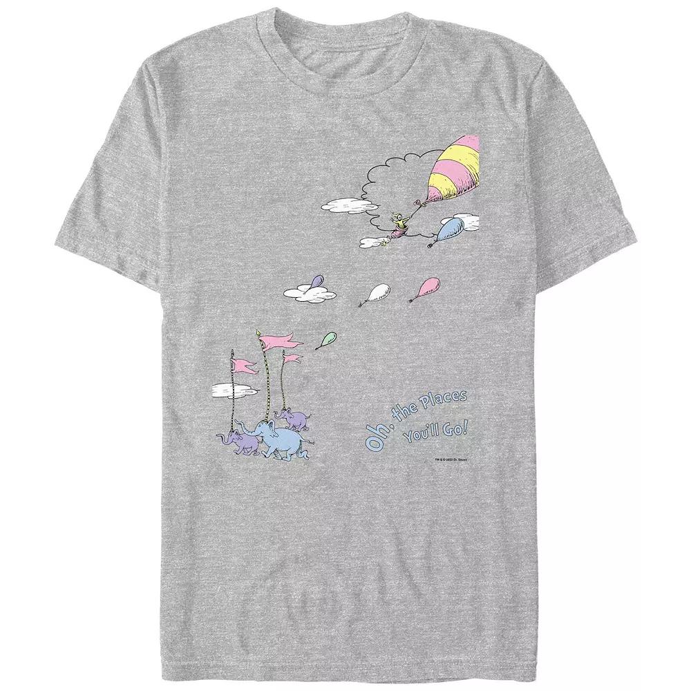 Big & Tall Dr. Seuss Oh The Places You'll Go Graphic Tee, Men's,  Product Image