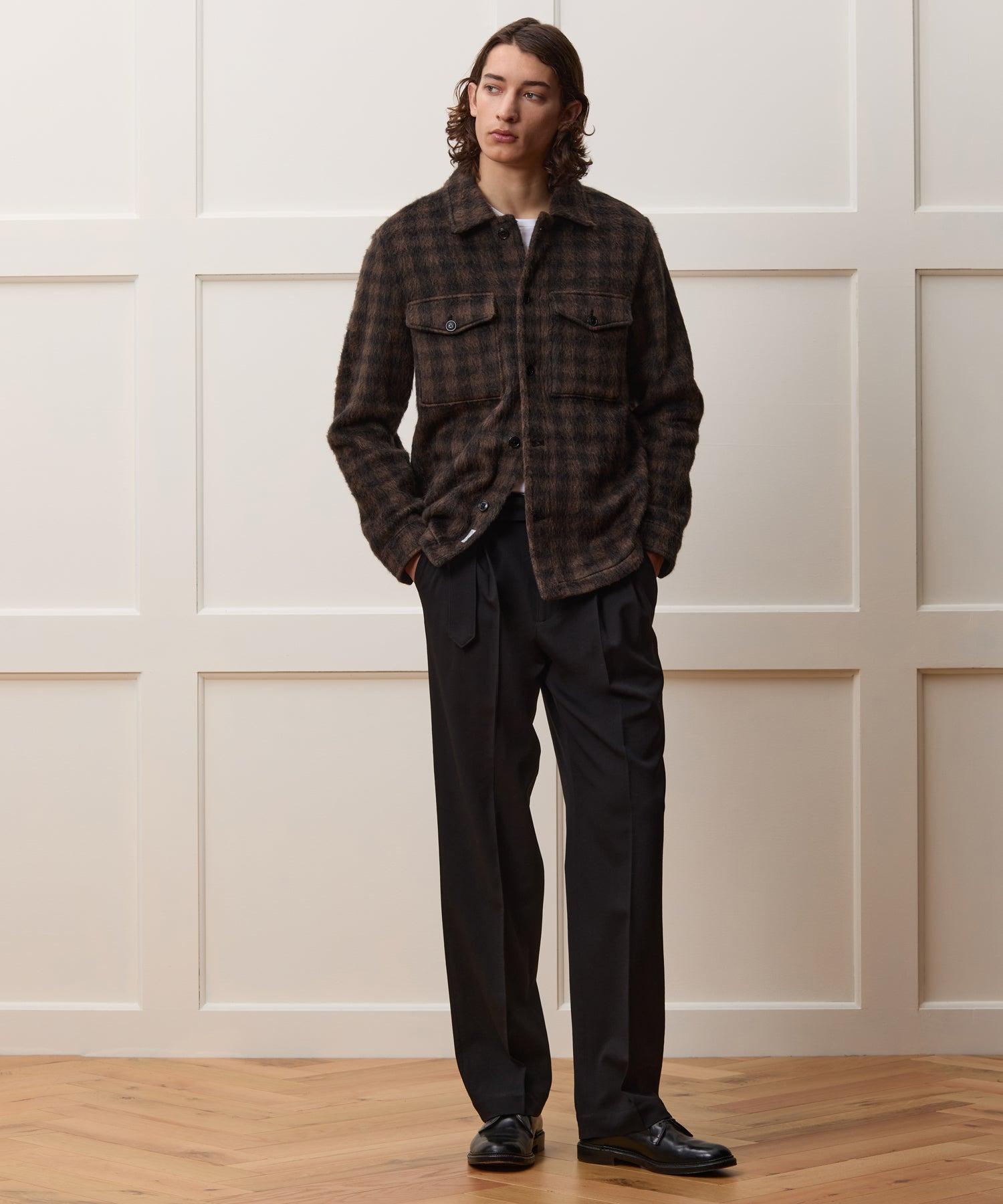 Buffalo Check Mohair Overshirt Product Image