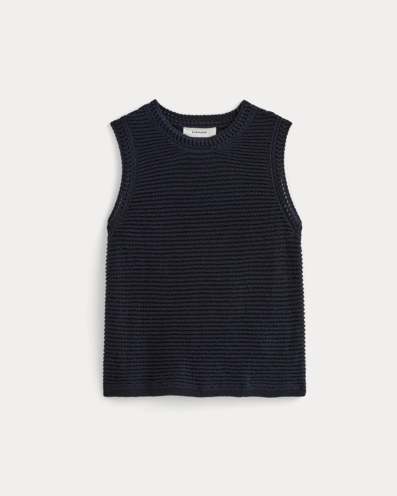 Womens Organic Cotton Open-Stitch Tank by Everlane Product Image