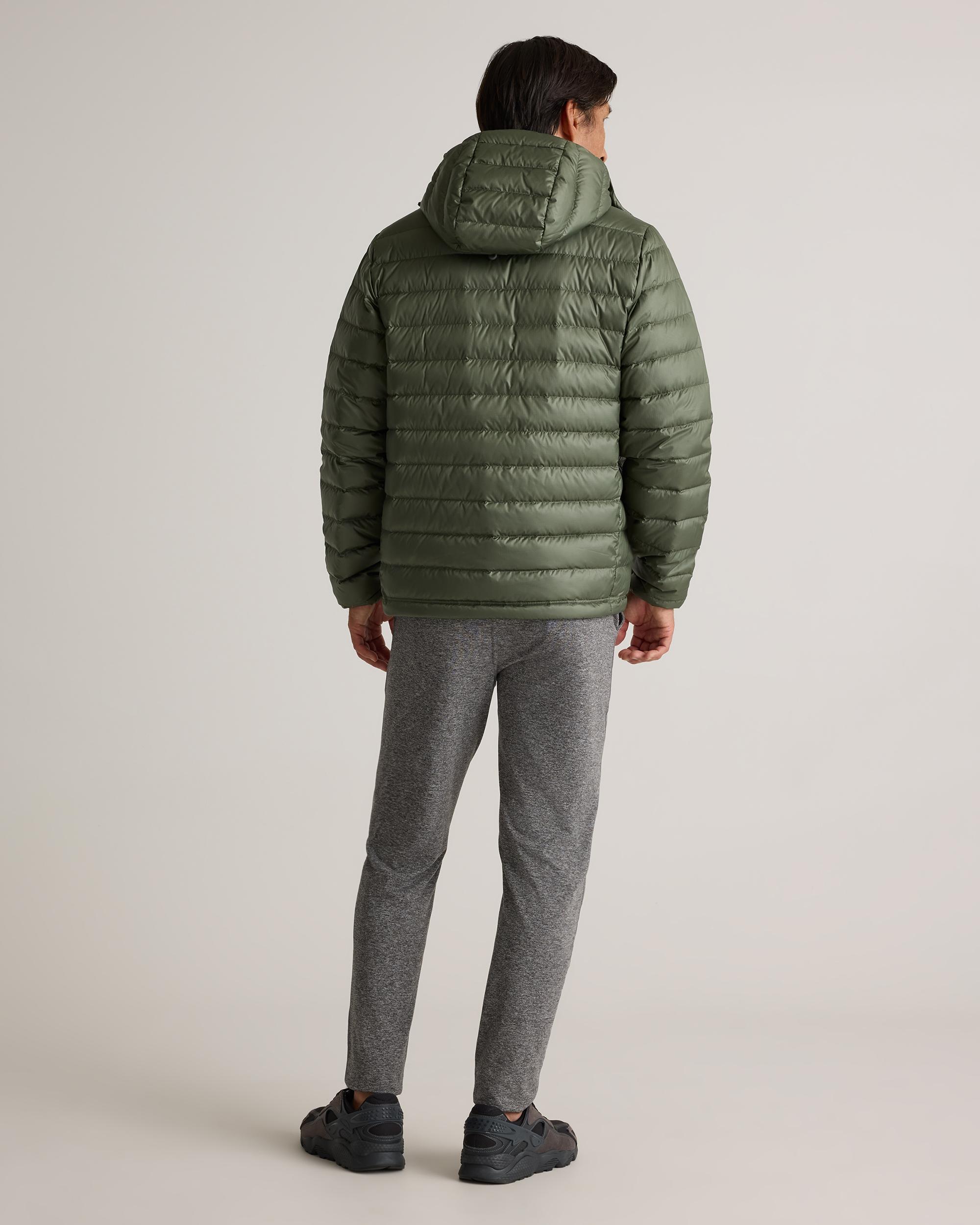 Quince | Men's Lightweight Down Packable Puffer Hooded Jacket Recycled Polyester Product Image