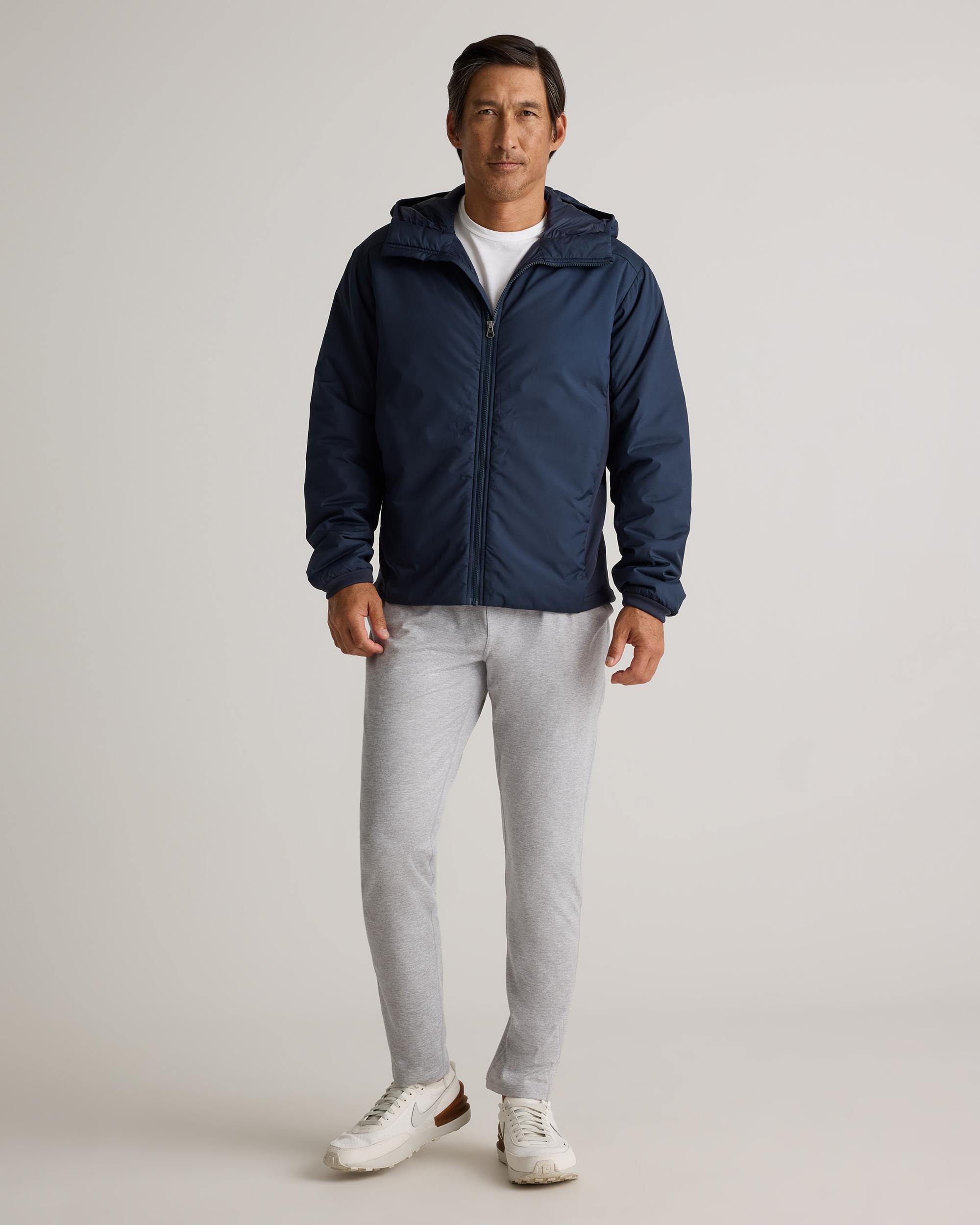 Quince | Men's Hybrid Insulated Lightweight Hooded Jacket Size XL, 100% Polyester Product Image