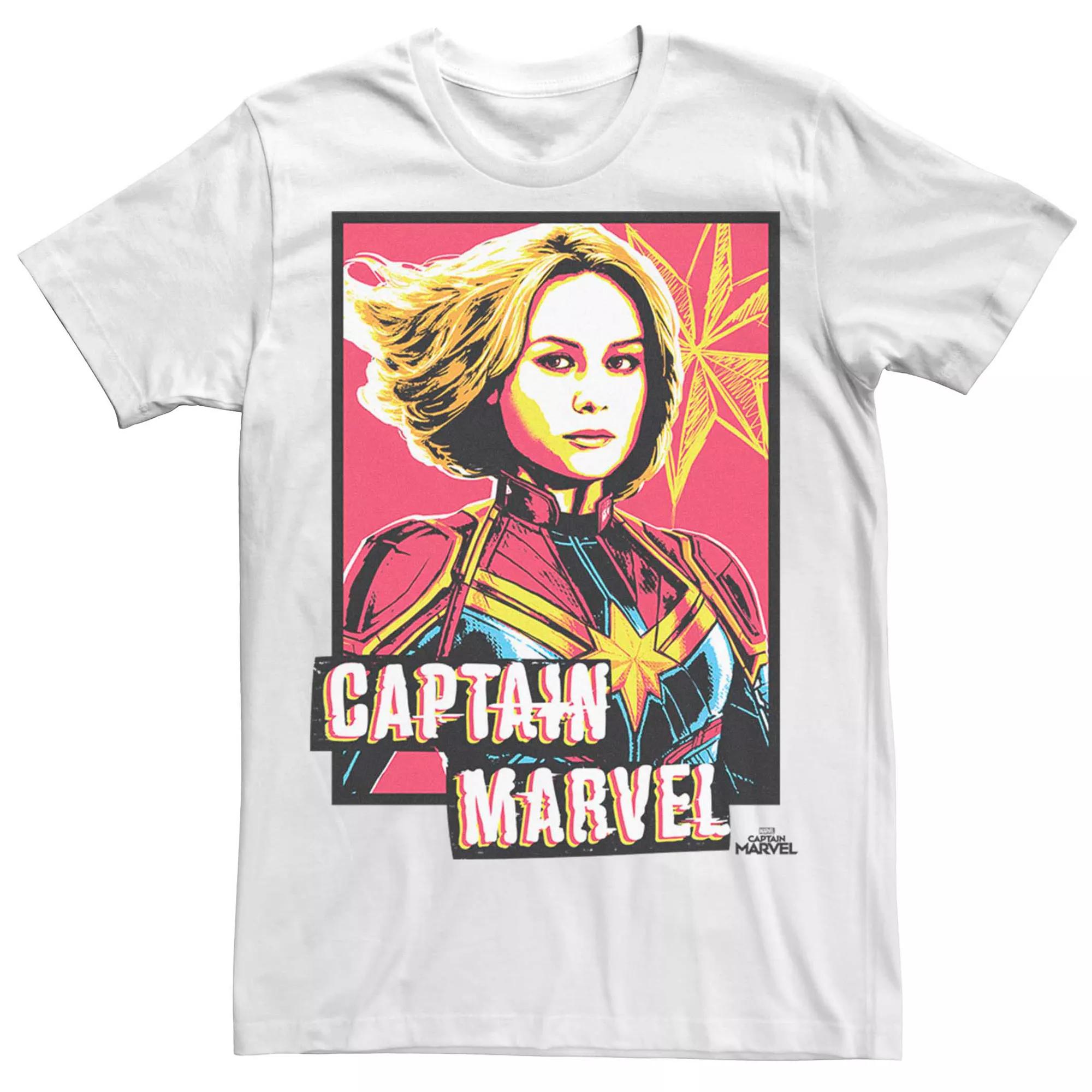 Men's Marvel Captain Marvel Artsy Portrait Tee,  Product Image