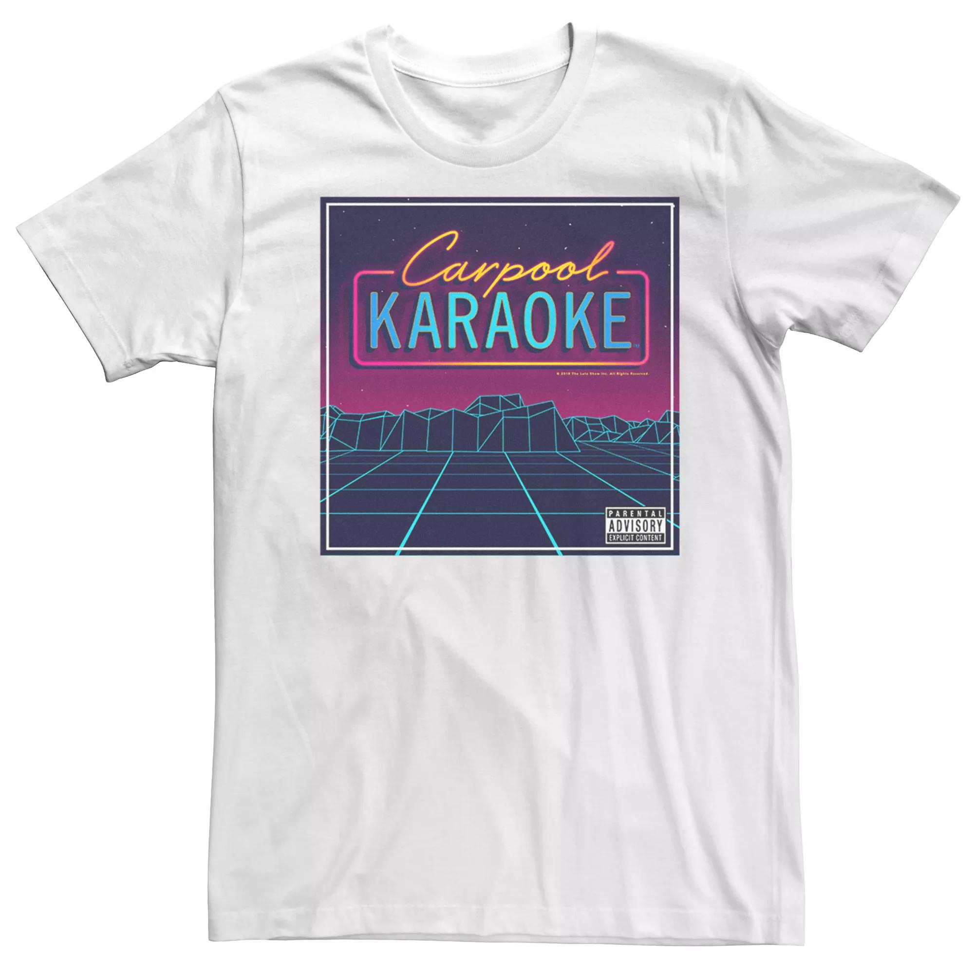 Men's The Late Late Show James Corden Album Cover Tee, Size: Small, White Product Image