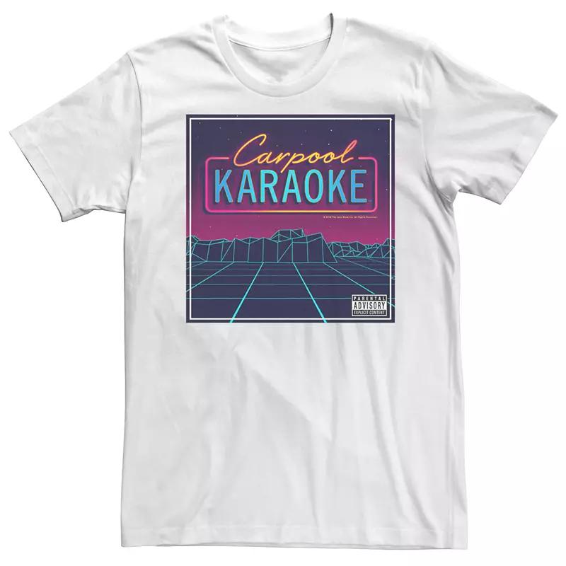 Men's The Late Late Show James Corden Album Cover Tee, Size: Small, White Product Image