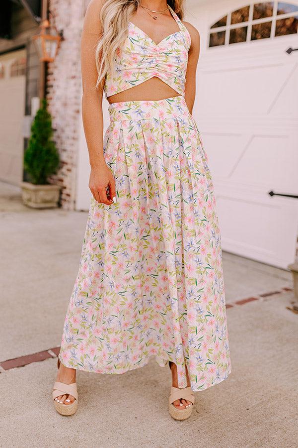 Botanical Bliss High Waist Skirt Product Image