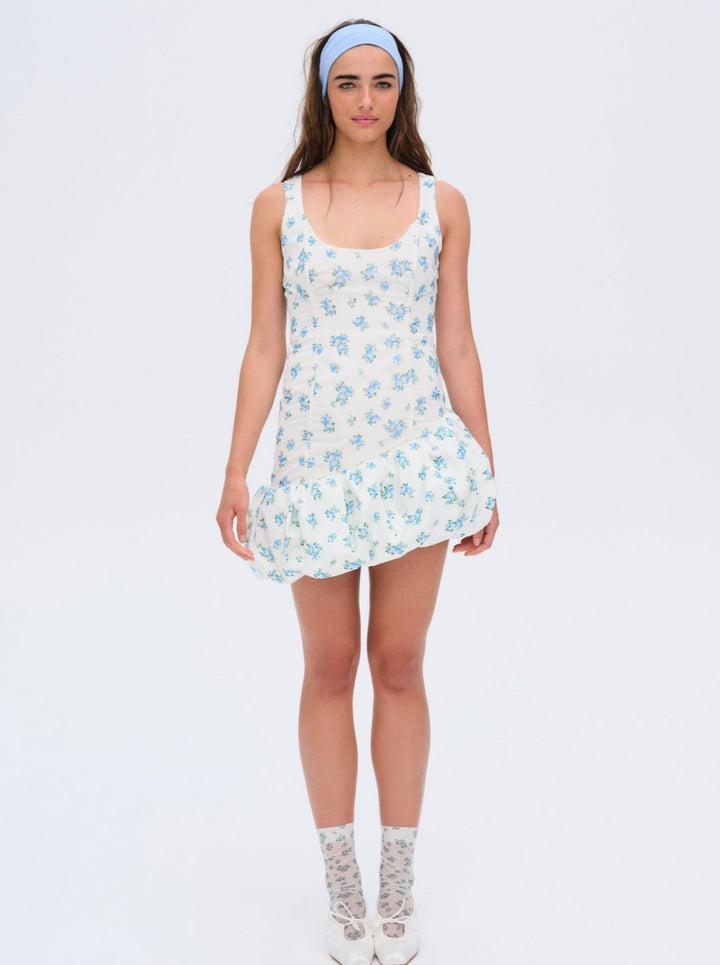 Evelyne Mini Dress — Blue Product Image