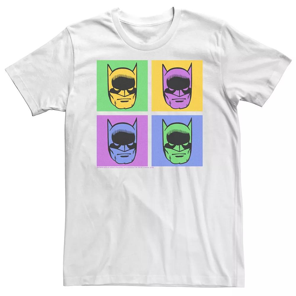 Big & Tall DC Comics Batman Grid Tee, Men's,  Product Image