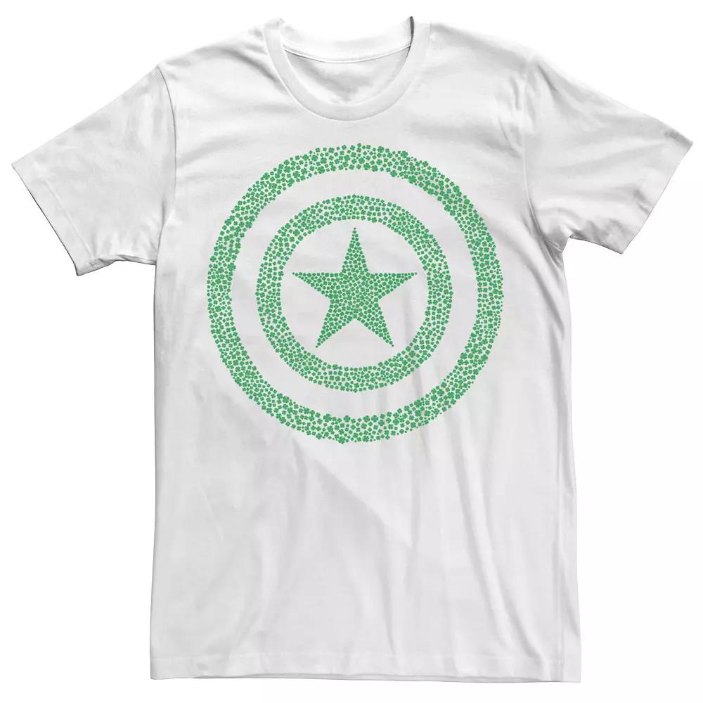 Men's Marvel Captain America St. Patty's Build Up Fill Tee,  Product Image