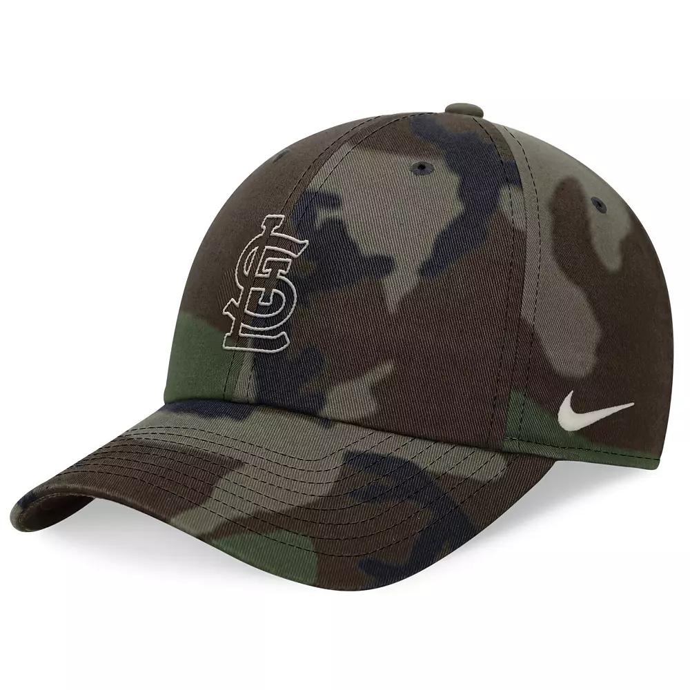 Men's Nike Camo St. Louis Cardinals Club Adjustable Hat, Size: Medium/Large, Green Product Image