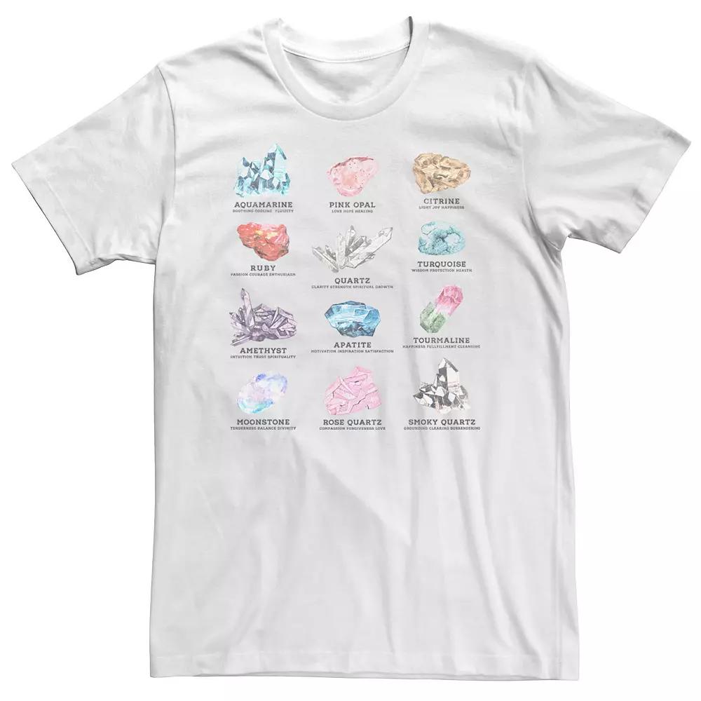 Big & Tall Trendy Crystal Chart Tee, Men's,  Product Image