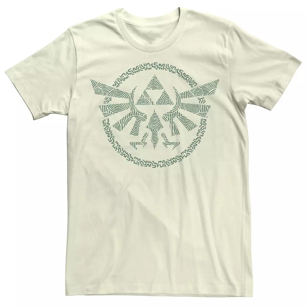 Men's The Legend of Zelda Ancient Green Hyrule Crest Graphic Tee,  Product Image