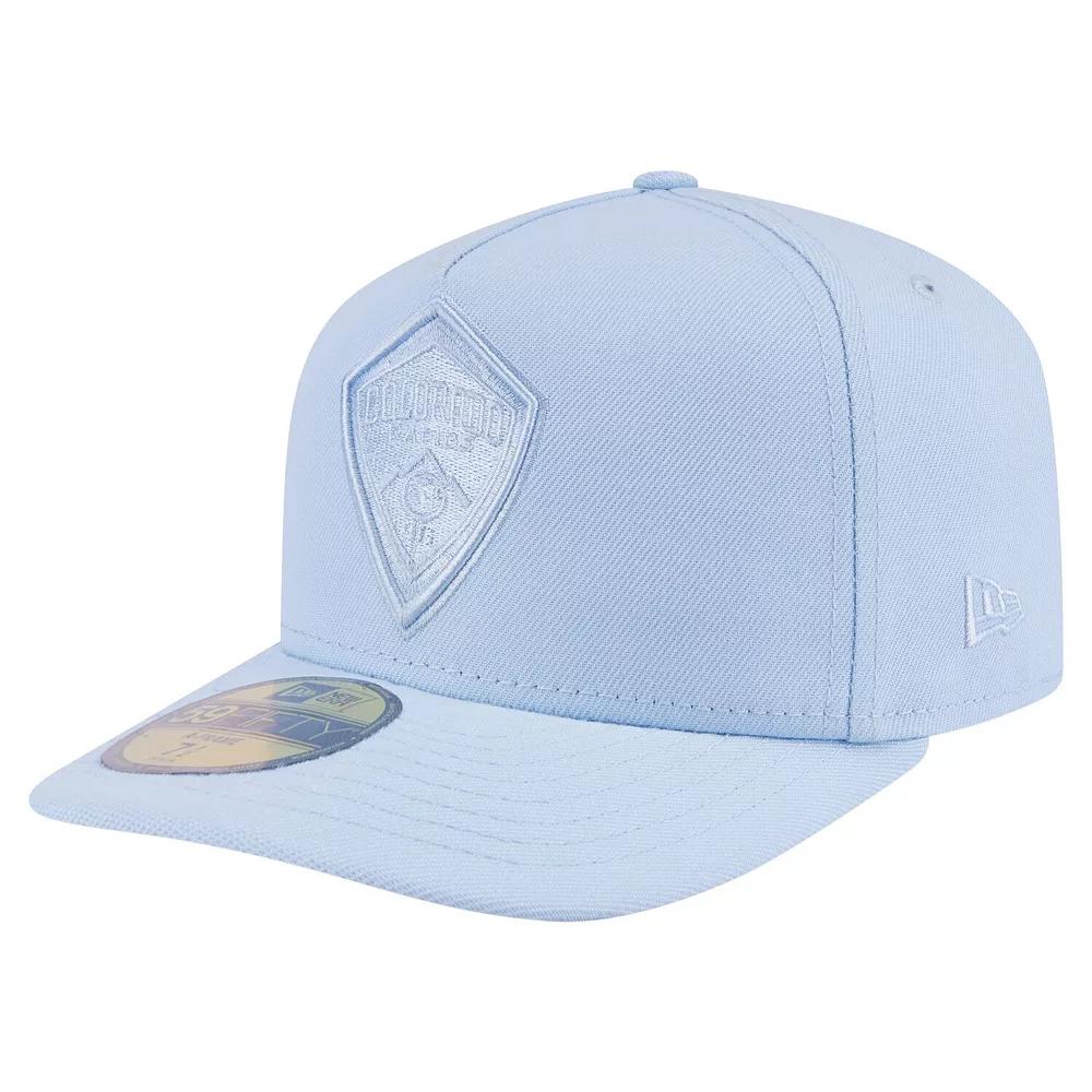 Men's New Era Light Blue Colorado Rapids Color Pack A-Frame 59FIFTY Fitted Hat,  Product Image