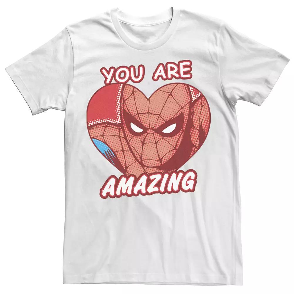 Men's Marvel Amazing Heart Comic Tee,  Product Image