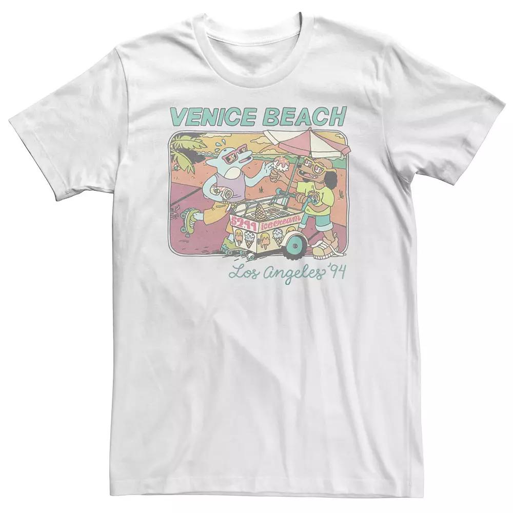 Big & Tall Venice Beach Retro Cartoon Portrait Tee, Men's,  Product Image