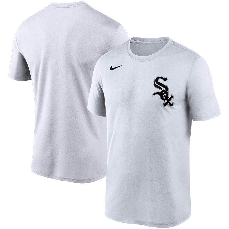 Men's Nike White Chicago White Sox Wordmark Legend Performance T-Shirt,  Product Image