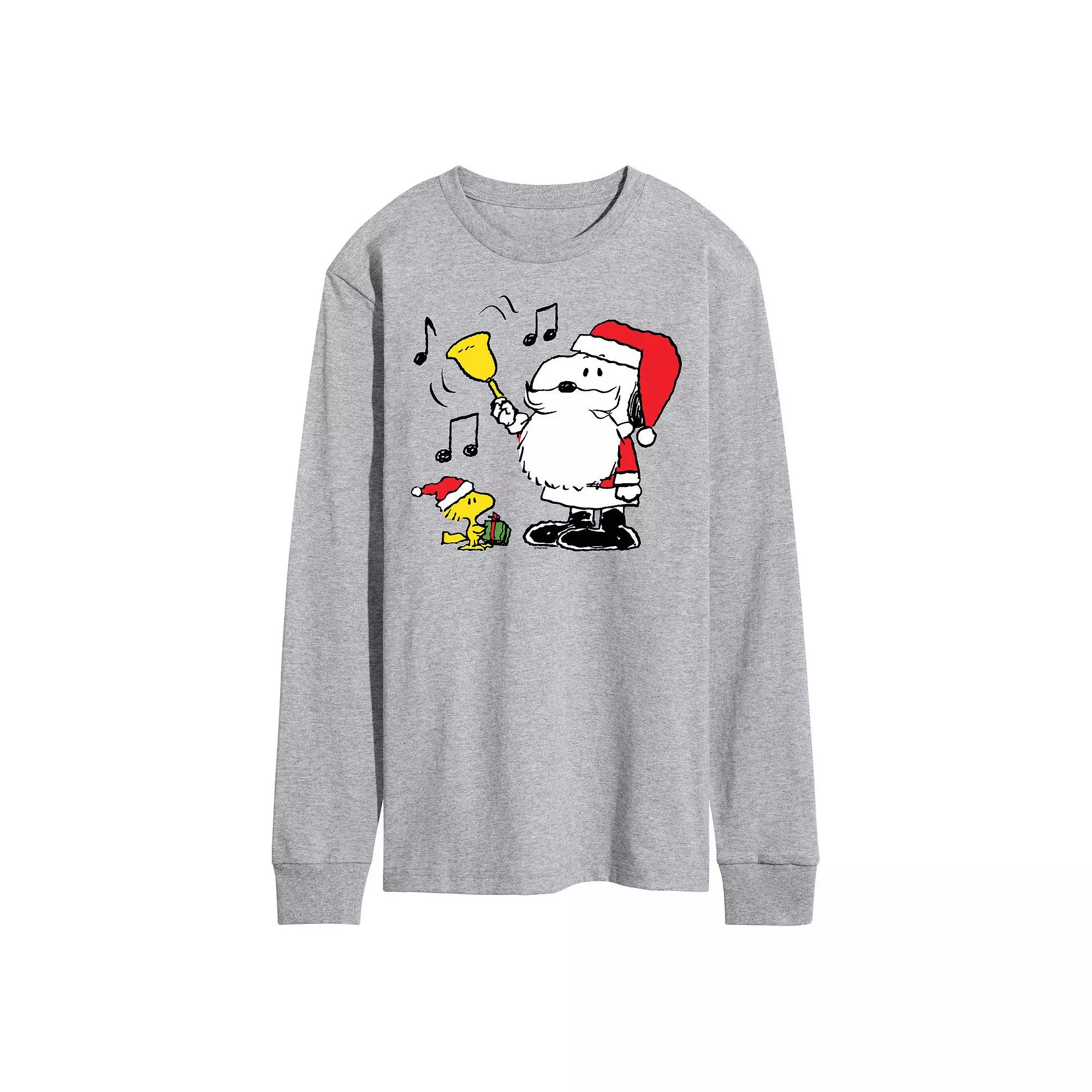Men's Peanuts Snoopy Bell Long Sleeve Tee,  Product Image