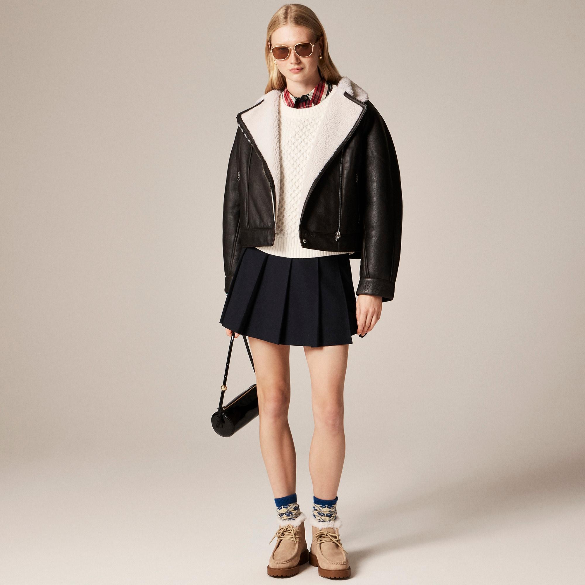 Cable-knit shell in wool blend Product Image