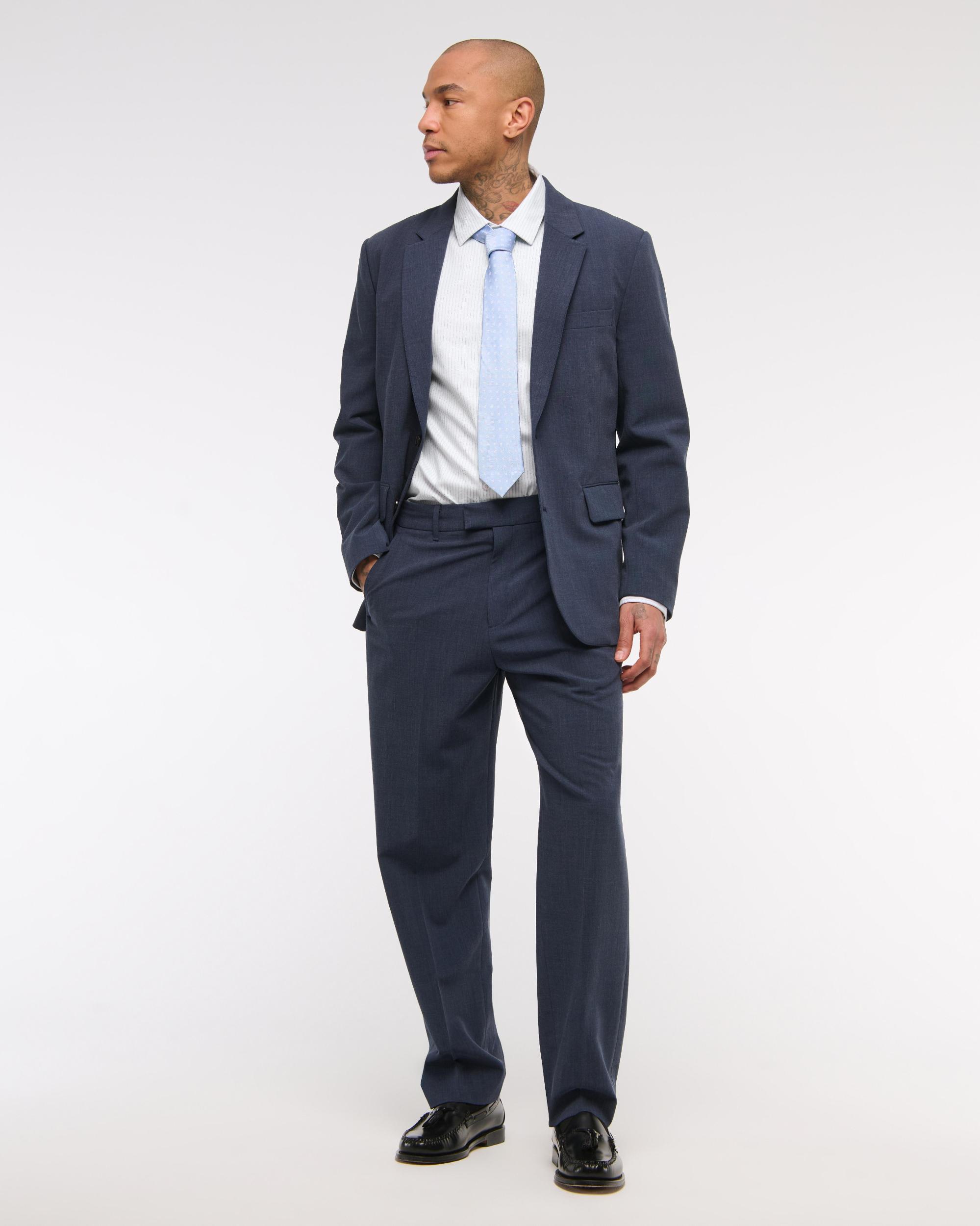 The A&F Collins Slim Suiting Shirt Product Image