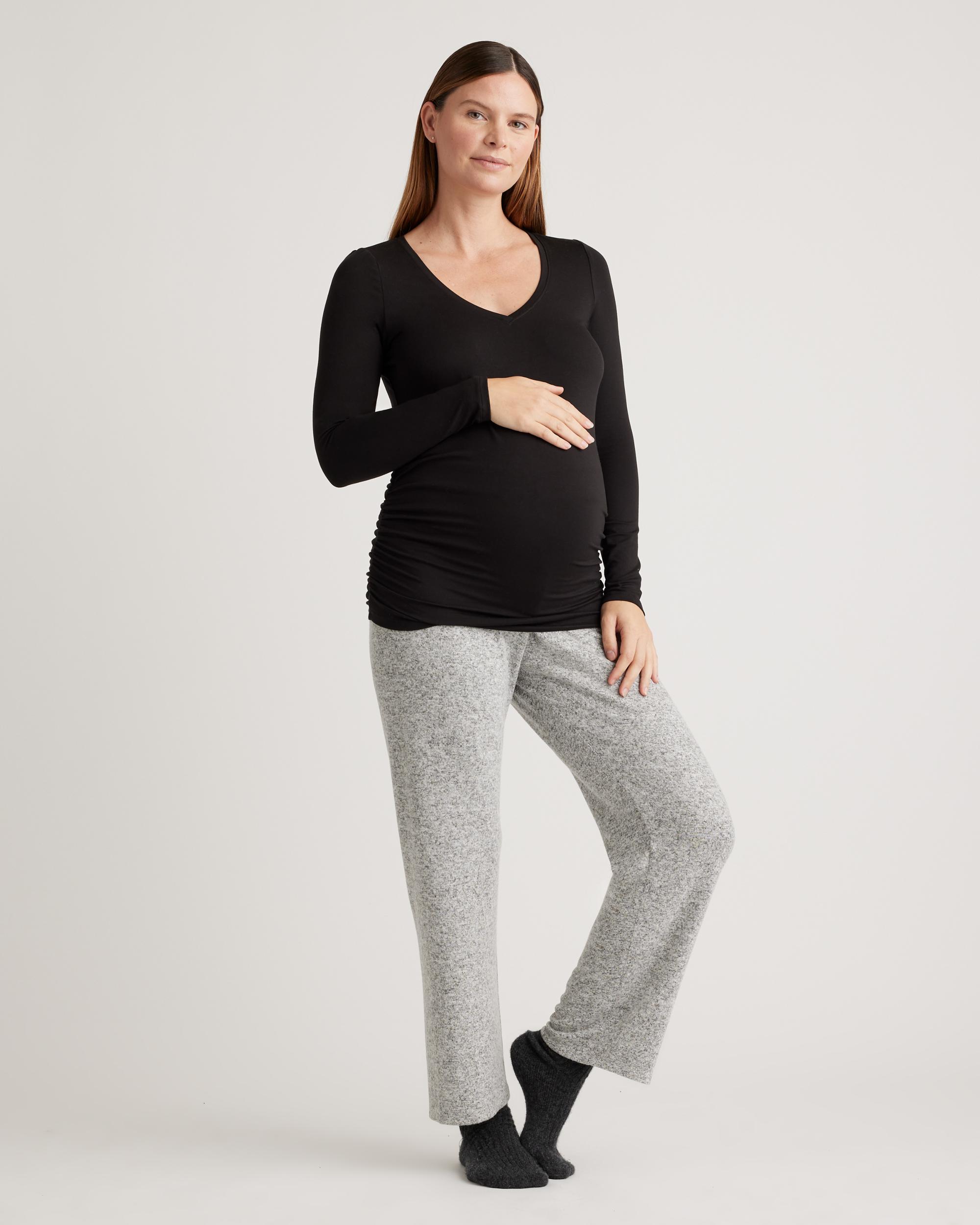 Quince | Women's Brushed Maternity & Postpartum Lounge Pants Rayon Product Image