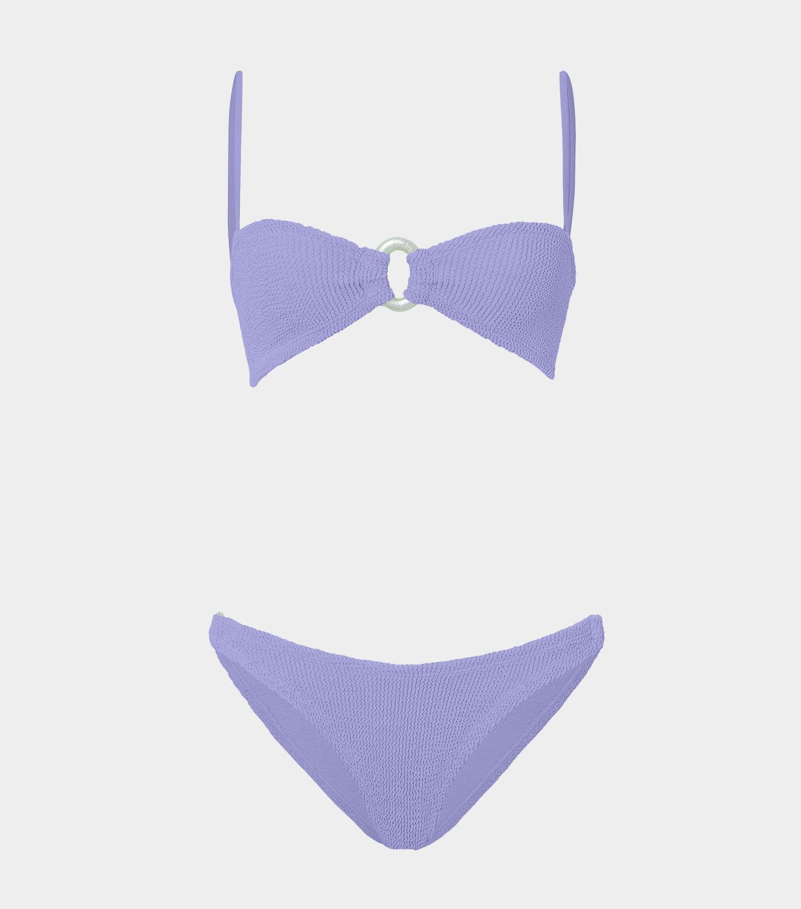 Misty Bikini With Pearly Hoop - Lilac Product Image