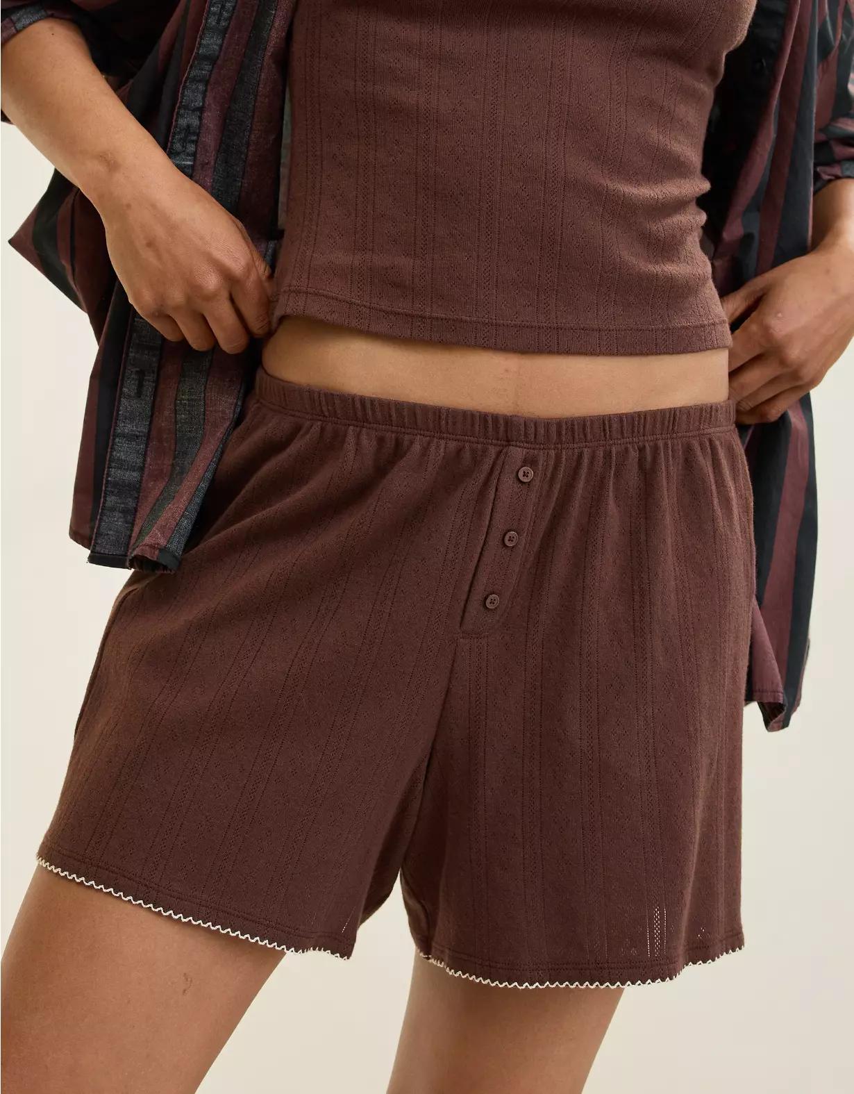 Aerie Off-Duty Pointelle Boxer Product Image