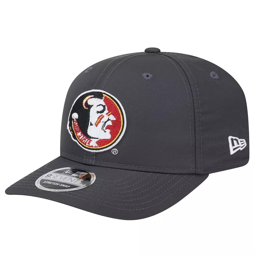 Men's New Era Charcoal Florida State Seminoles 9SEVENTY Stretch-Snap Hat Product Image