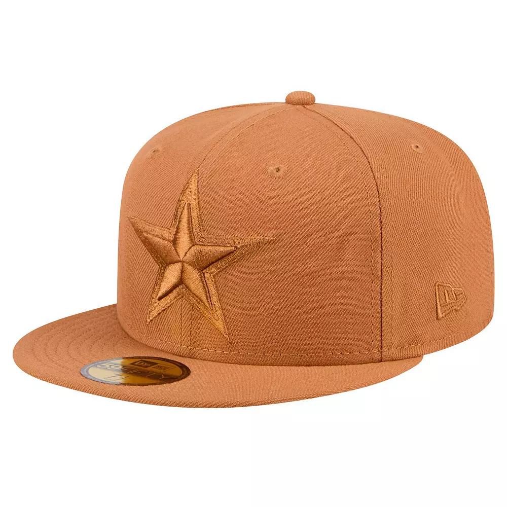 Men's New Era Brown Dallas Cowboys Tonal Color Pack 59FIFTY Fitted Hat, Size: 7 7/8 Product Image