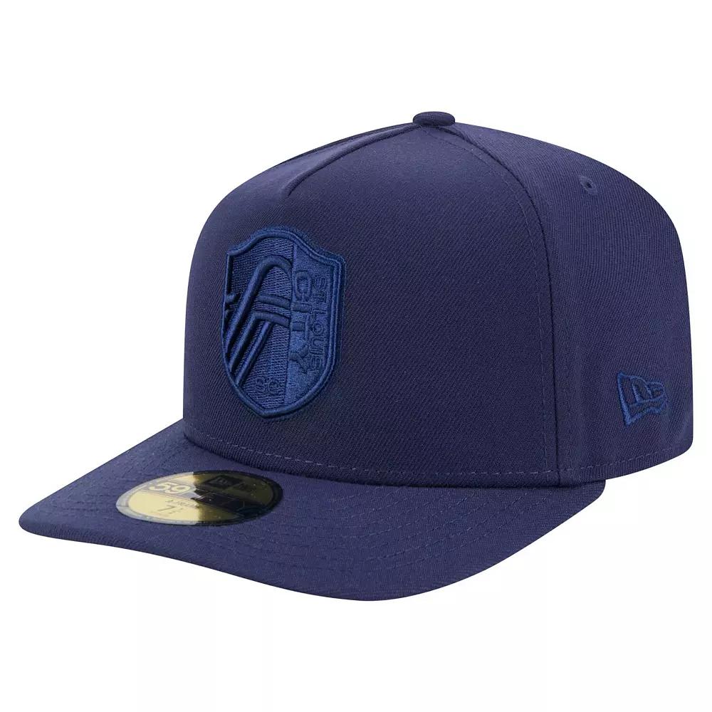 Men's New Era Navy St. Louis City SC Color Pack A-Frame 59FIFTY Fitted Hat,  Product Image