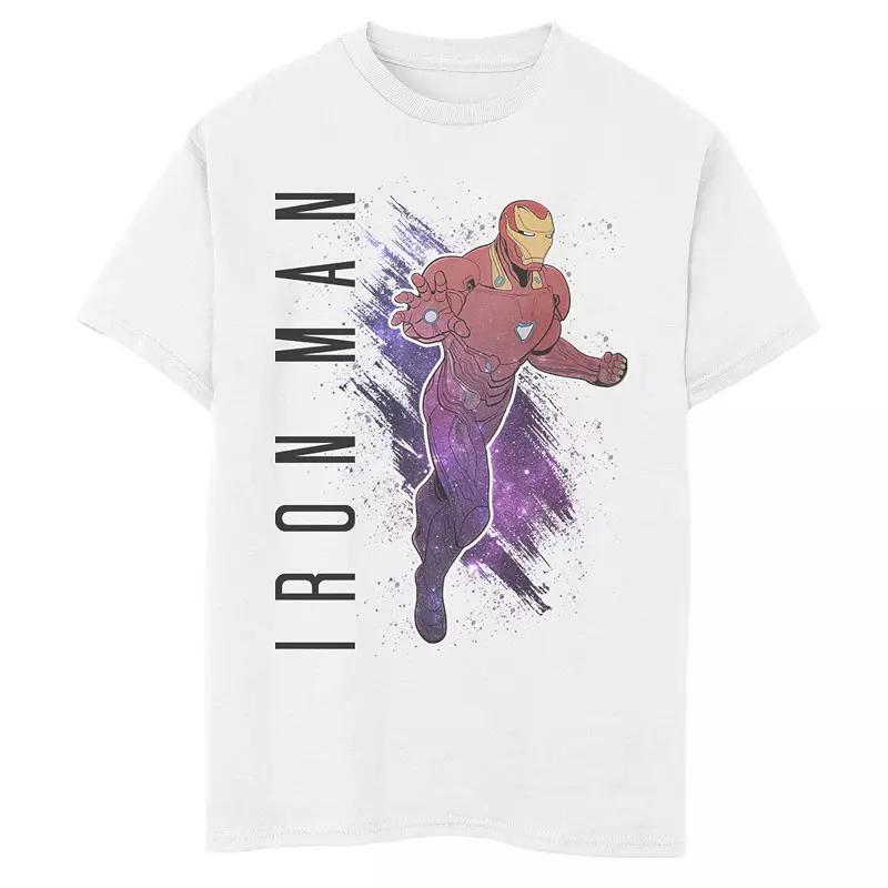 Boys 8-20 Marvel Avengers Endgame Iron Man Galaxy Painted Graphic Tee, Boy's,  Product Image