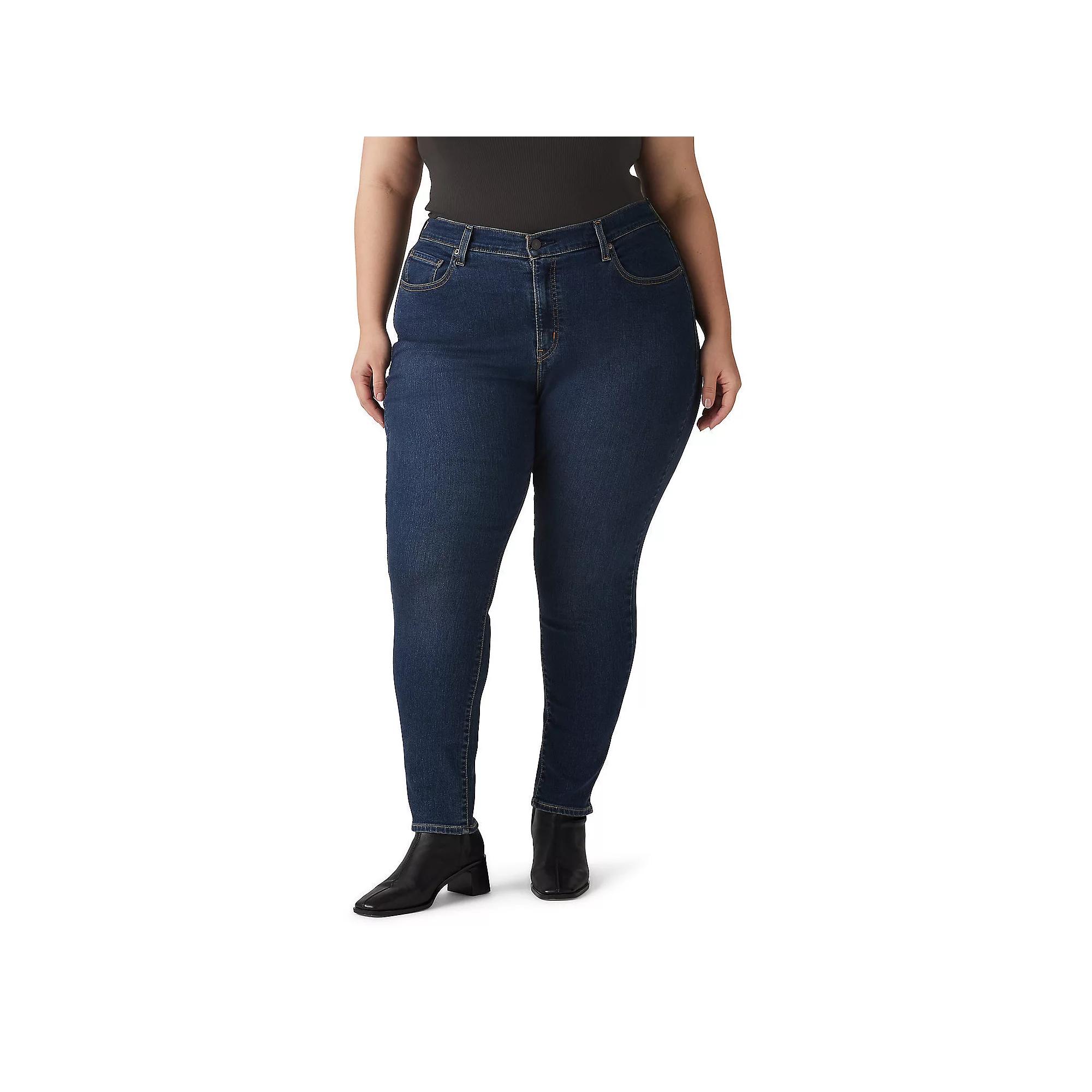 Plus Size Levi's® 721™ High-Rise Skinny Jeans, Women's, Size: 18 - Regular, Eternal Blue Dark Product Image