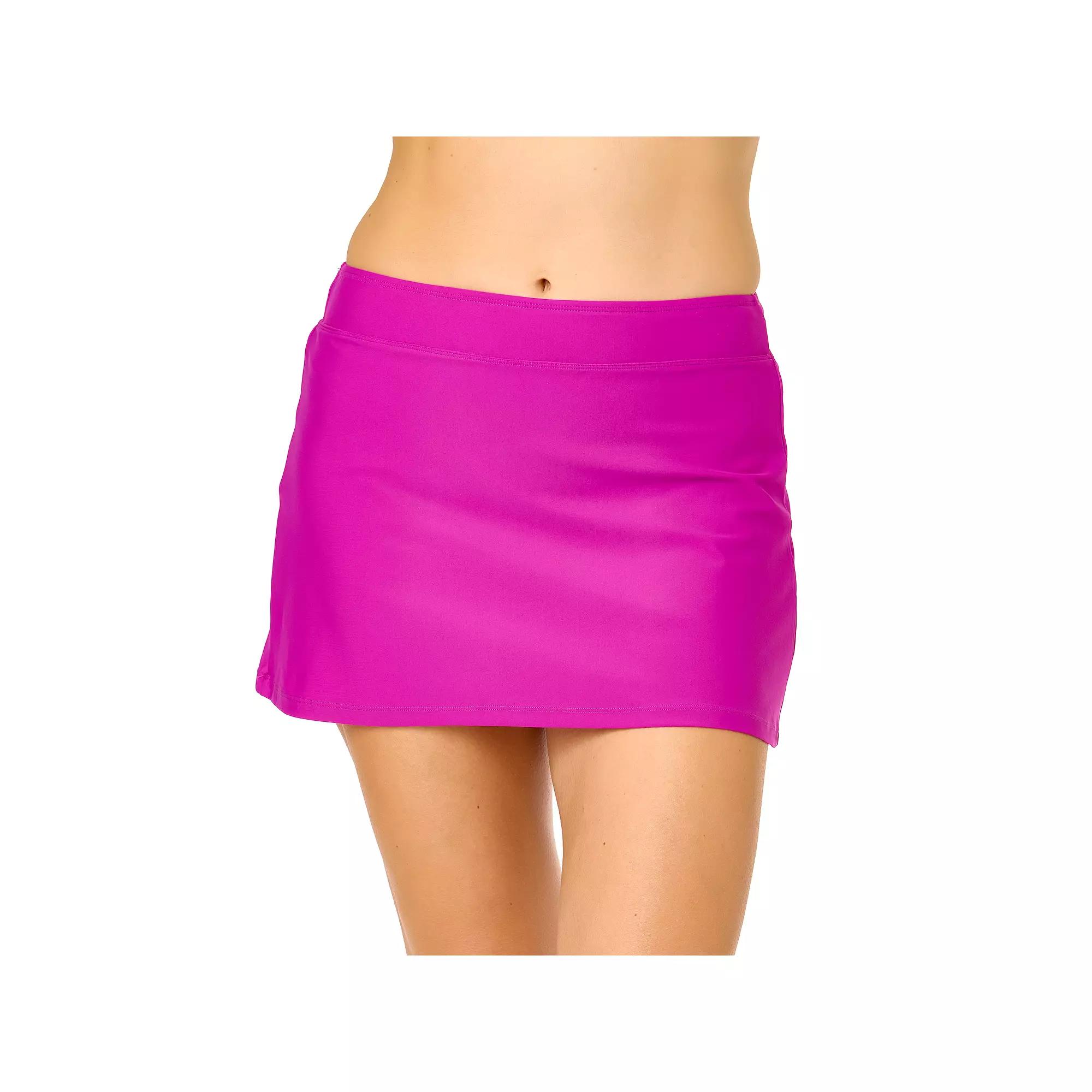Women's Lands' End Soft Banded Swim Skort, Size: XL, New Purple Product Image