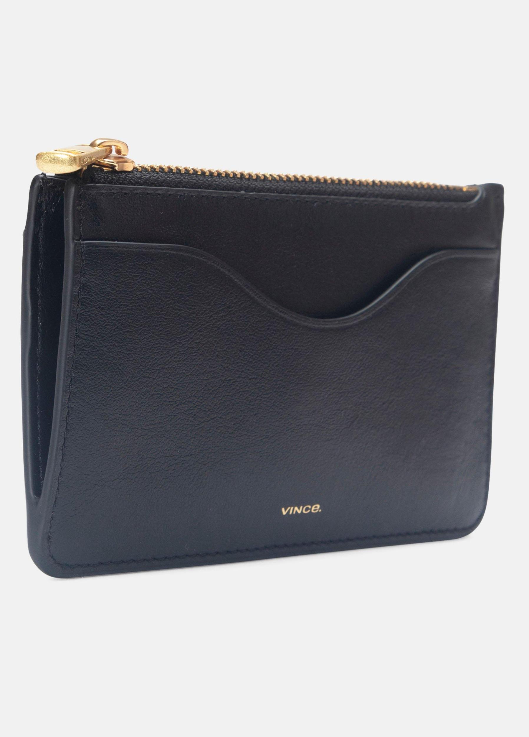 Leather Zip-Top Card Case Product Image