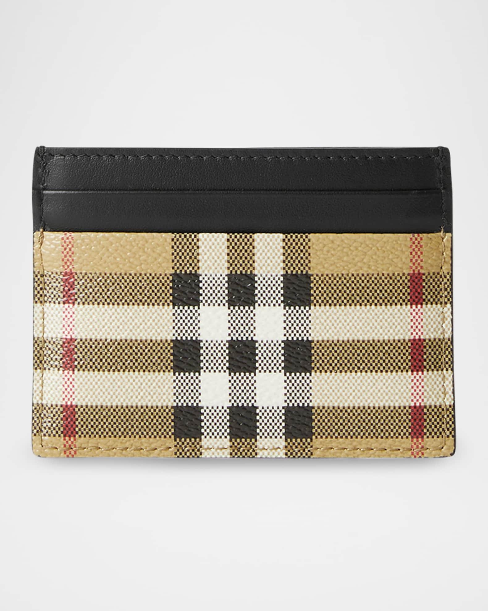 Men's Sandon Vintage Check Card Holder Product Image